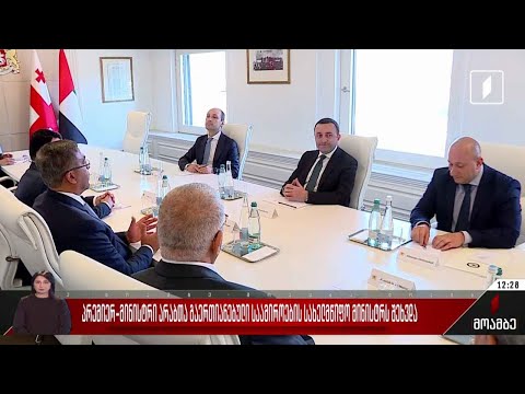 პრემიერი არაბთა გაერთიანებული საამიროების სახელმწიფო მინისტრს შეხვდა